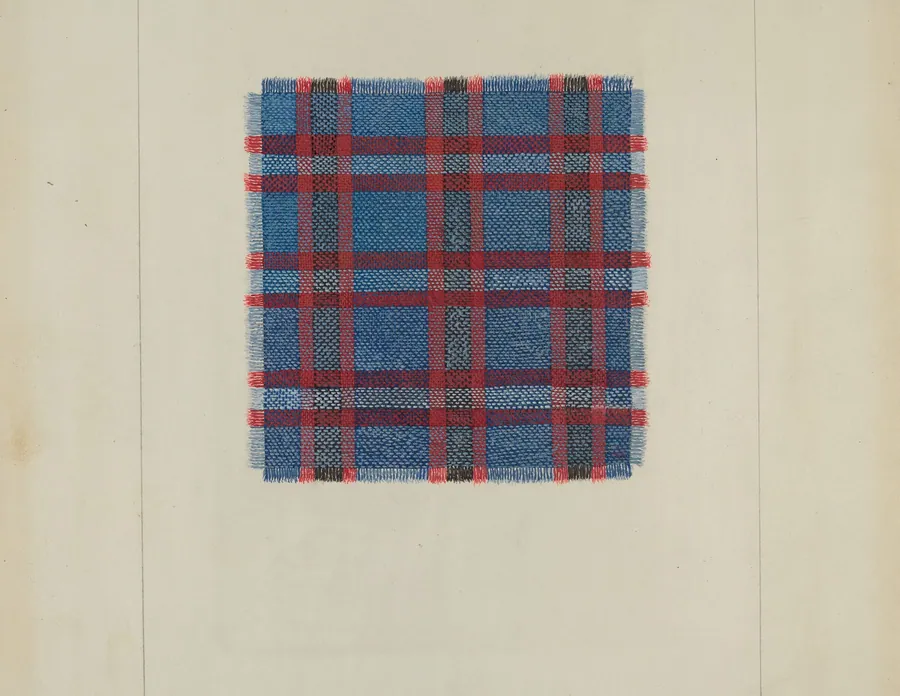 Plaid Homespun by Frank J. Mace