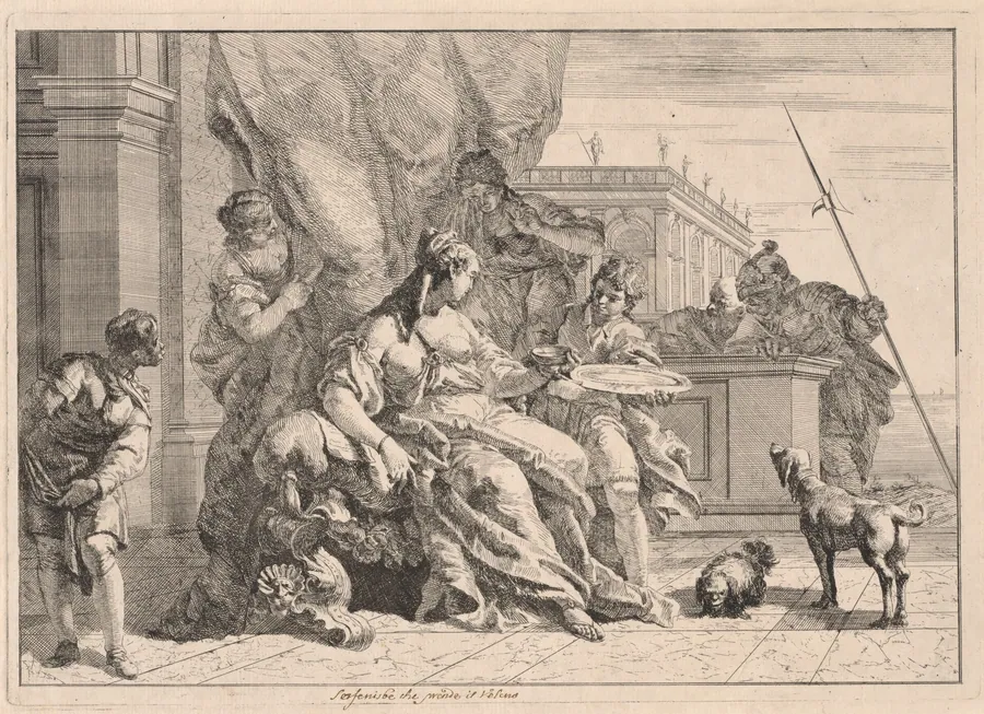 Sofonisba (or Artemisia) by Francesco Fontebasso
