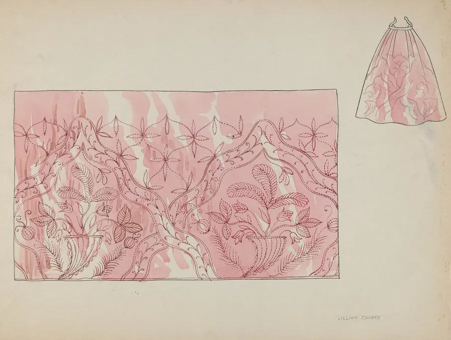 Apron (Detail) by Lillian Causey