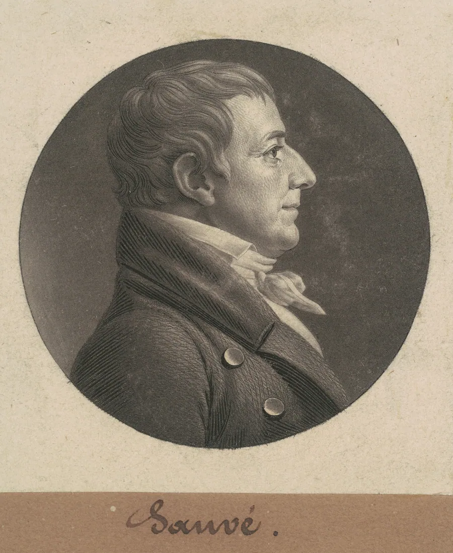 Pierre Sauvé by Charles B. J. Févret de Saint-Mémin