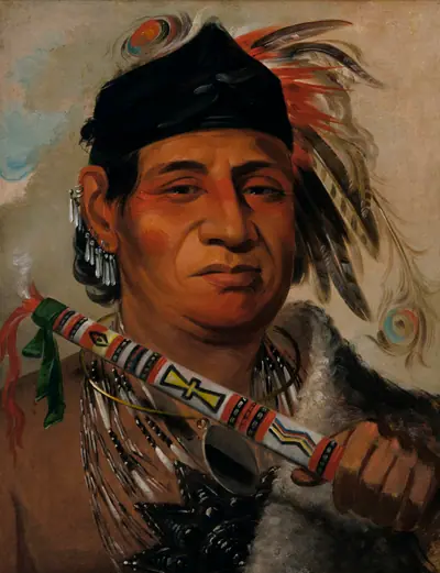 Mah-kée-mee-teuv, Grizzly Bear, Chief of the Tribe