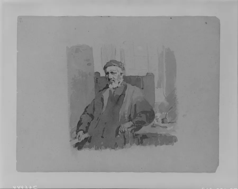 Bearded Cleric (from Sketchbook) by Thomas Sully