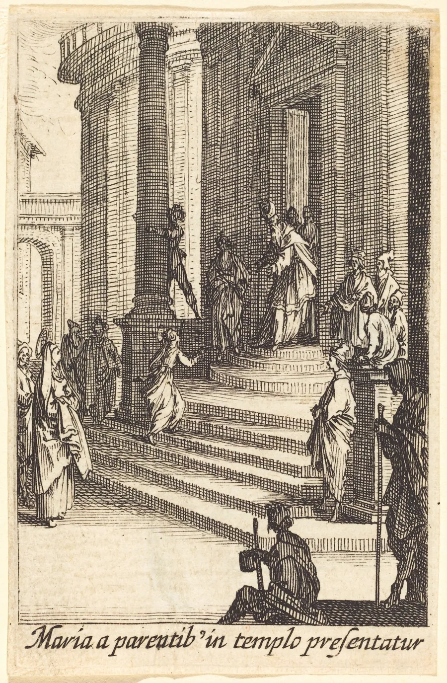 The Presentation of the Virgin by Jacques Callot
