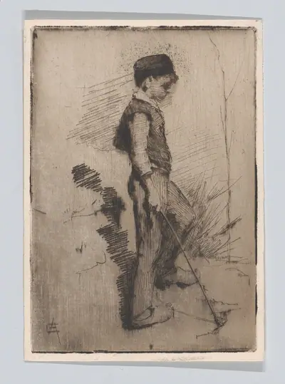 Boy with a Stick
