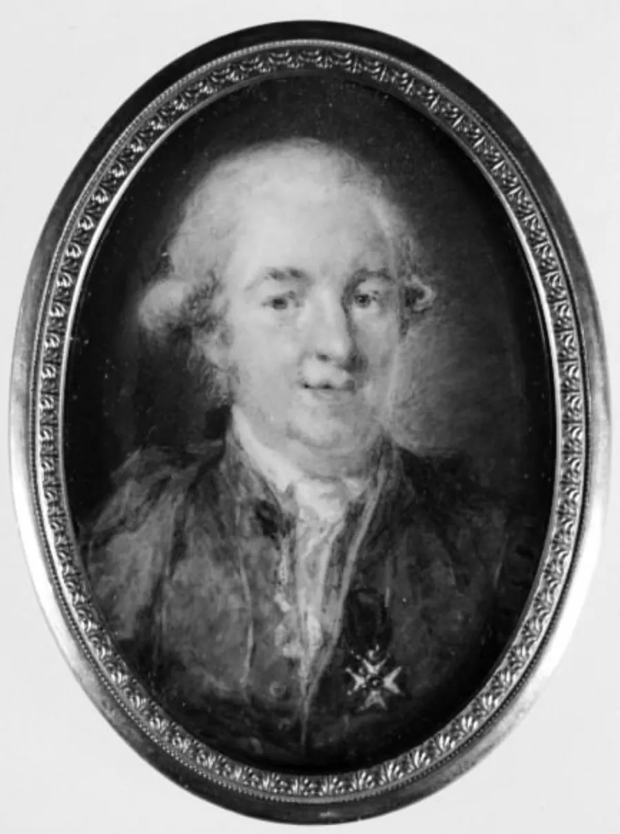 Præsident Frederik von Post by Peter Adolf Hall