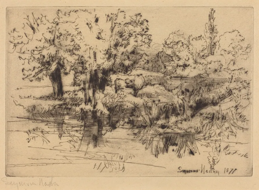 The Three Cows by Francis Seymour Haden