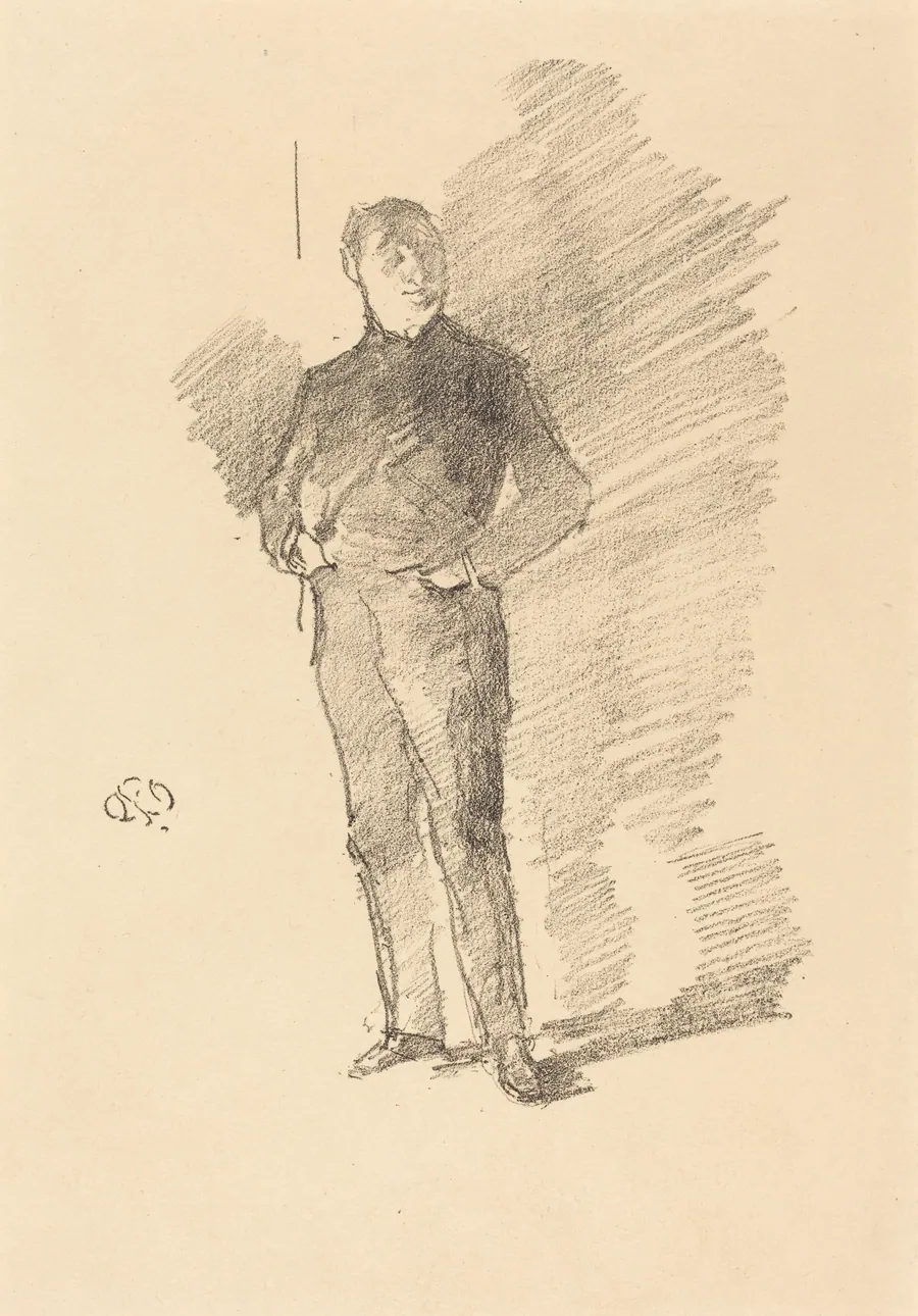 Study No. 2: Mr. Thomas Way by James McNeill Whistler
