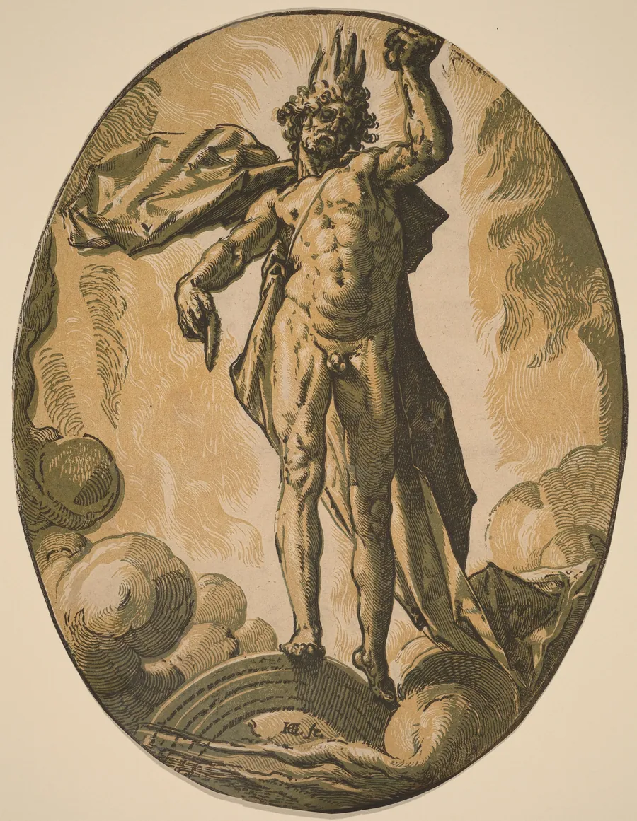 Aether by Hendrick Goltzius