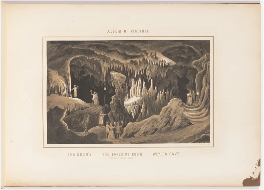 The Drums and the Tapestry Room, Weyers Cave by Edward Beyer