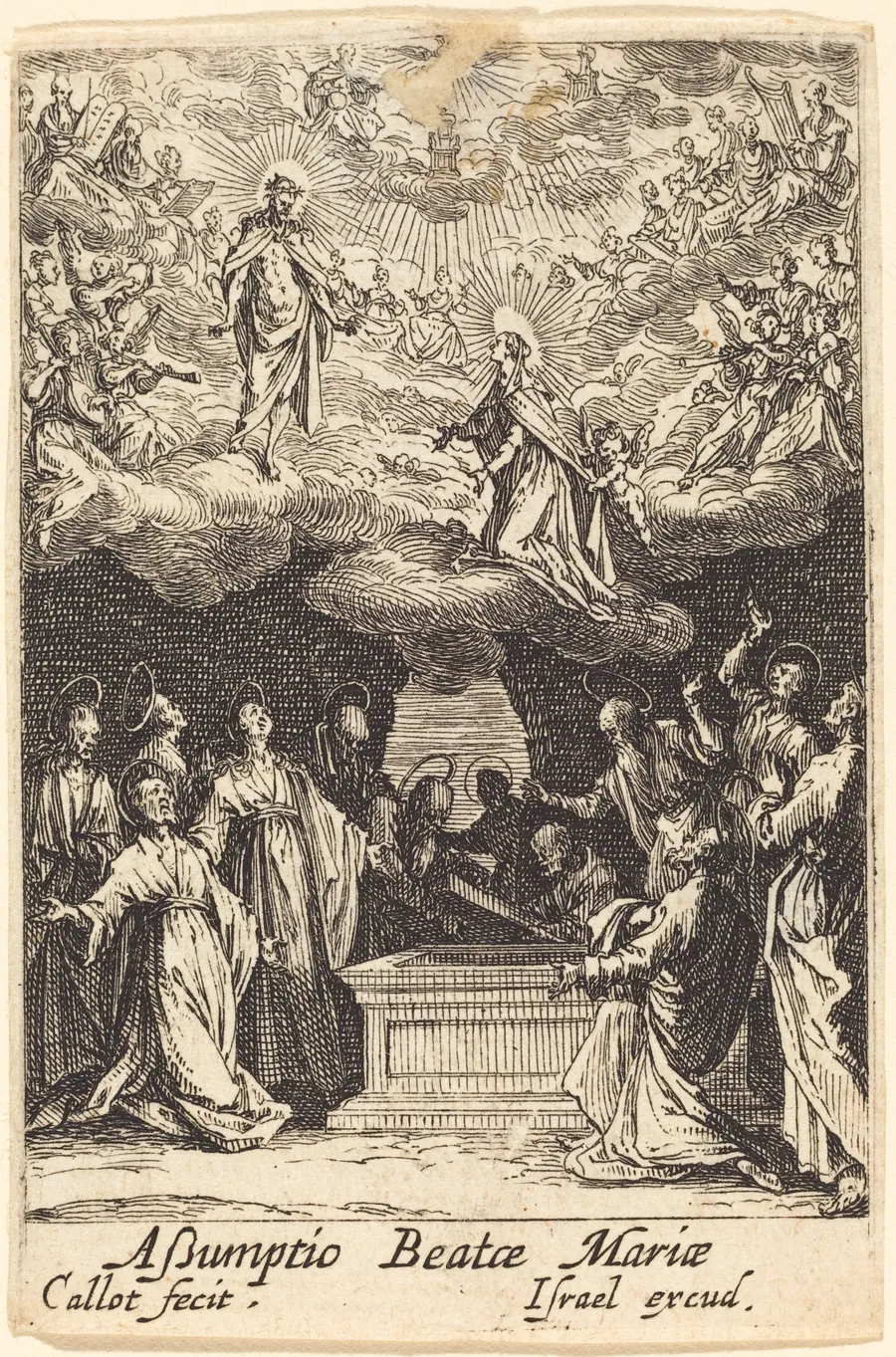 The Assumption of the Virgin by Jacques Callot