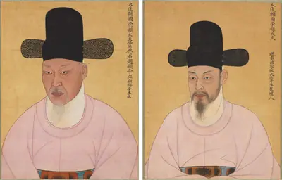 Portraits of Cho Hyun-myeong and Cho Jae-ho