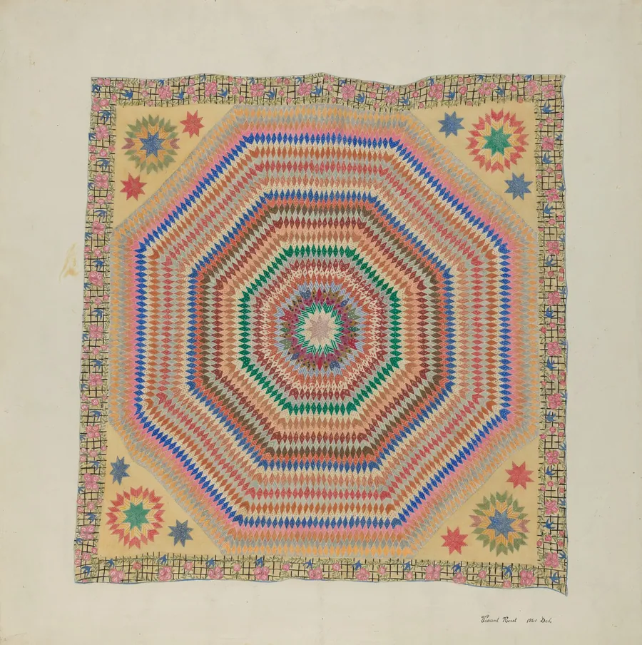 Patchwork Quilt by Vincent P. Rosel