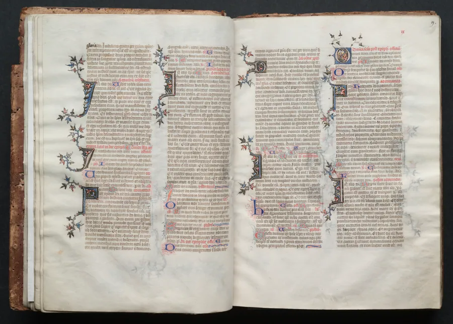 The Gotha Missal:  Fol. 18v, Text by Master of the Boqueteaux