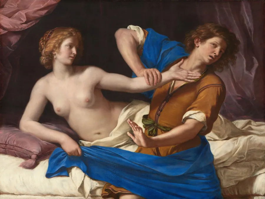 Joseph and Potiphar's Wife by Guercino