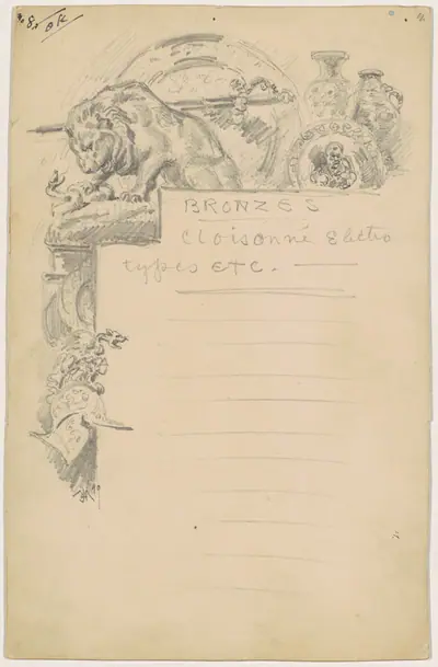 Study for "Bronzes"