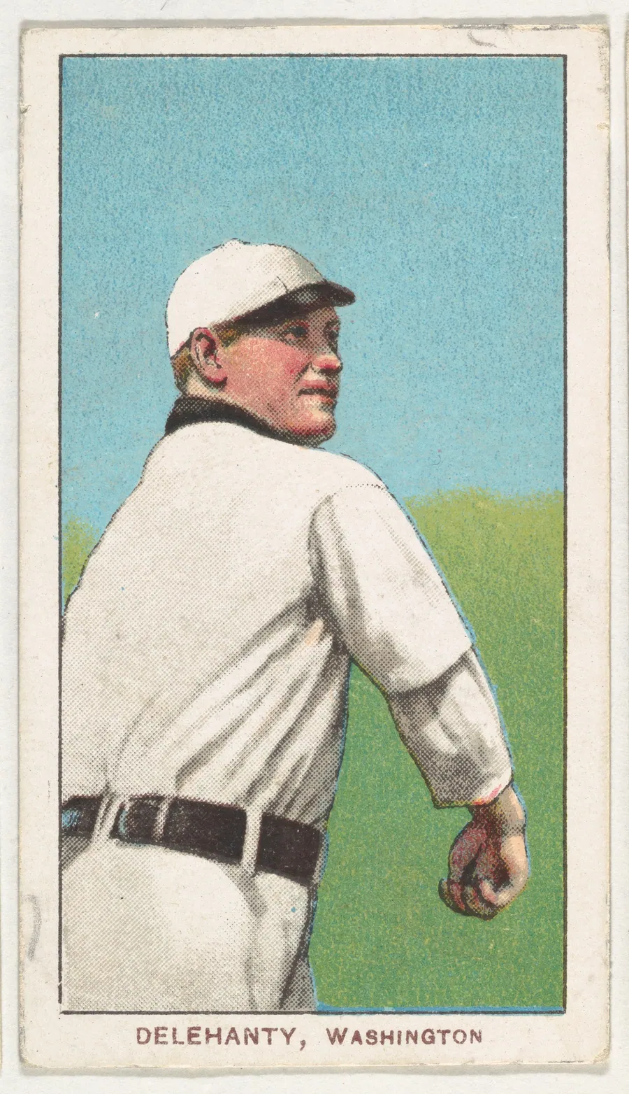 Delehanty, Washington, American League, from the White Border series (T206) for the American Tobacco Company by American Tobacco Company