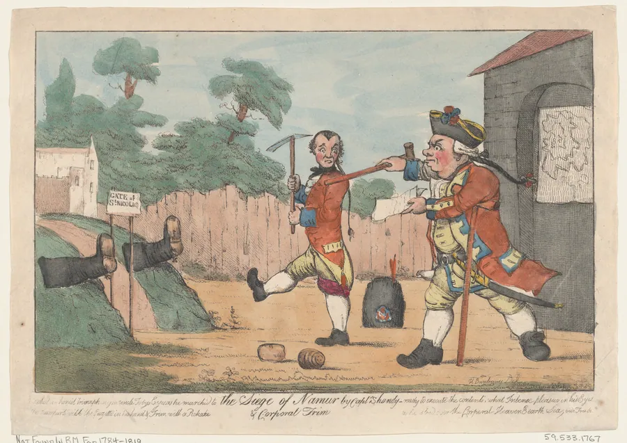The Siege of Namur by Captain Shandy and Corporal Trim (Tristram Shandy) by Laurence Sterne