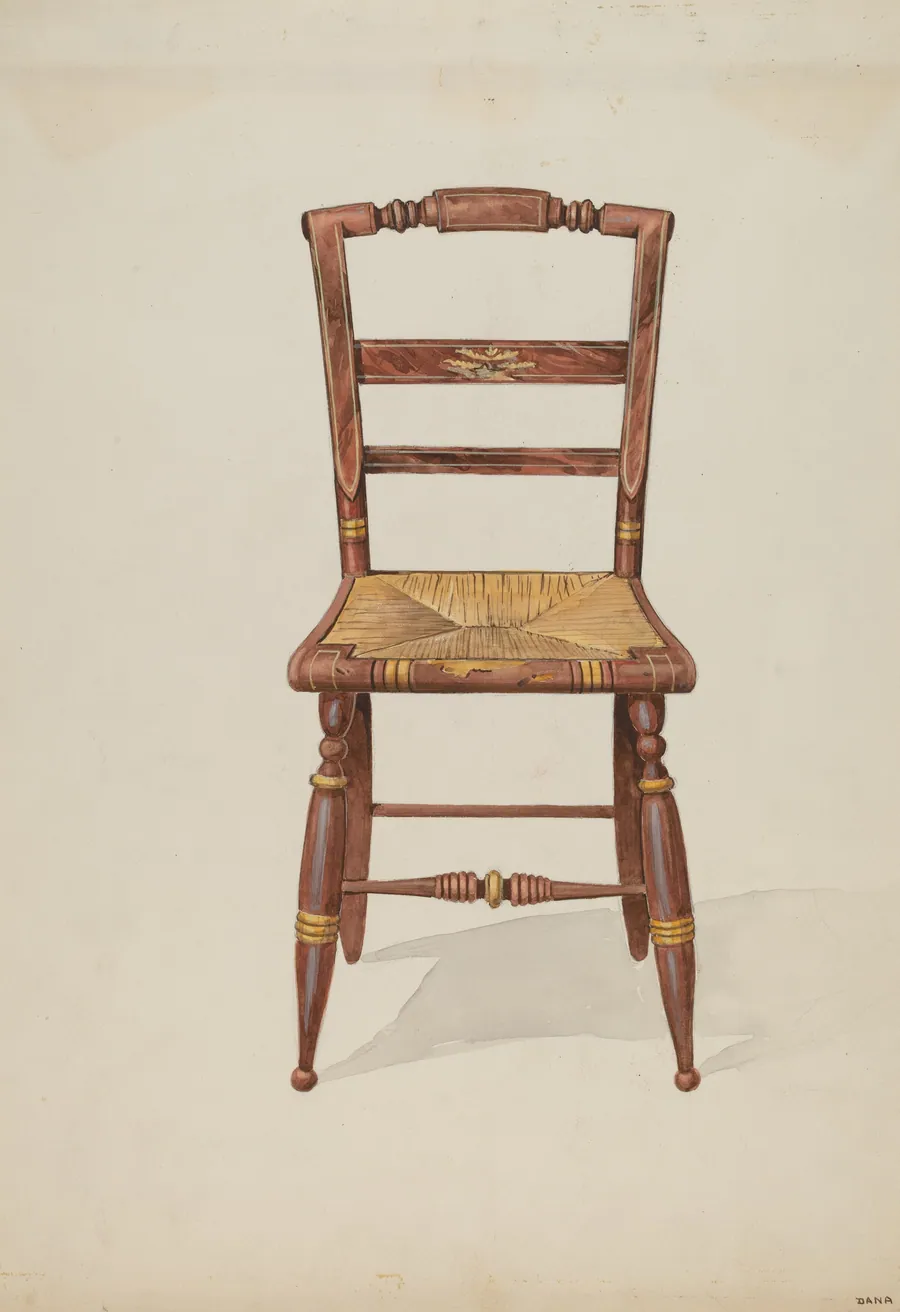 Rush Bottom Chair by Dana Bartlett