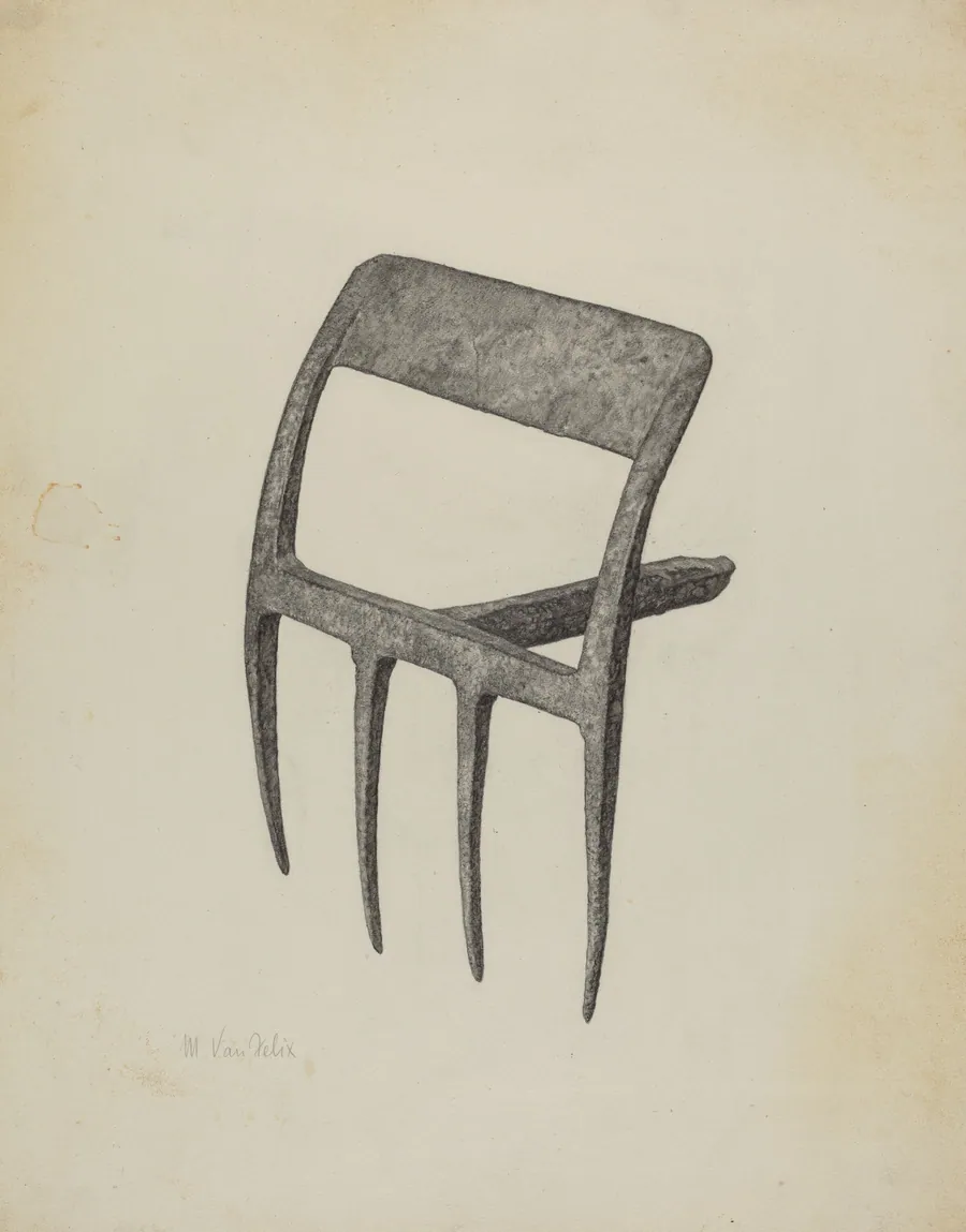 Pa. German Hoe by Maurice Van Felix