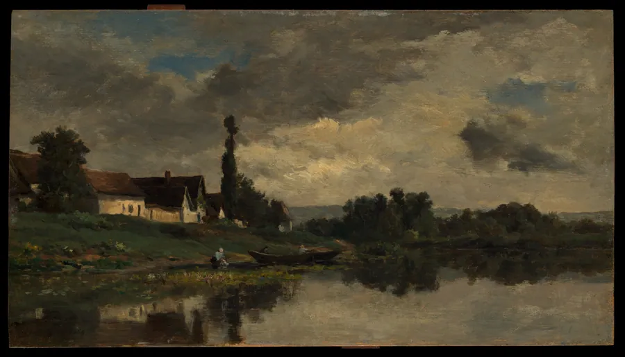 Portejoie on the Seine by Charles-François Daubigny