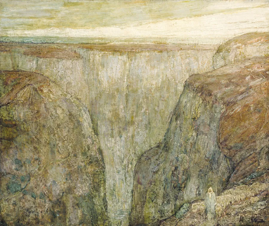 The Good Shepherd (Atlas Mountains, Morocco) by Henry Ossawa Tanner, born Pittsburgh, PA 1859-died Paris, France 1937