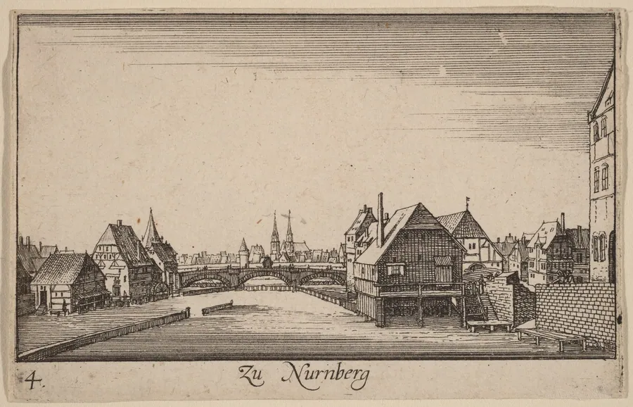 Nuremberg by Wenceslaus Hollar