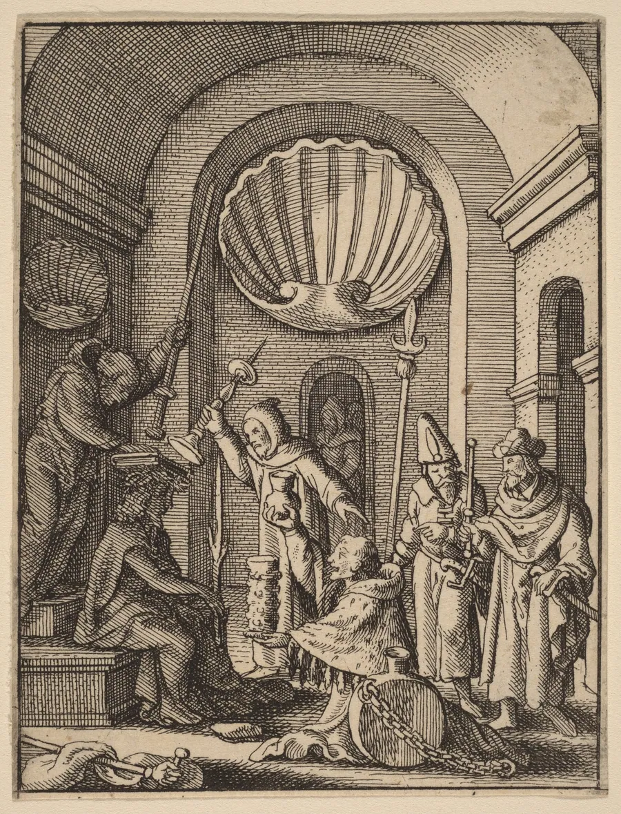 The Mocking by Wenceslaus Hollar