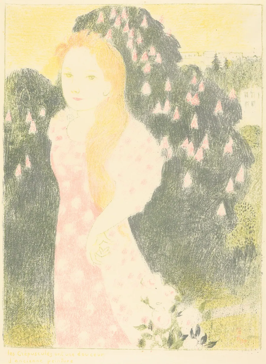 Les crépuscules ont une douceur d'ancienne peinture by Maurice Denis