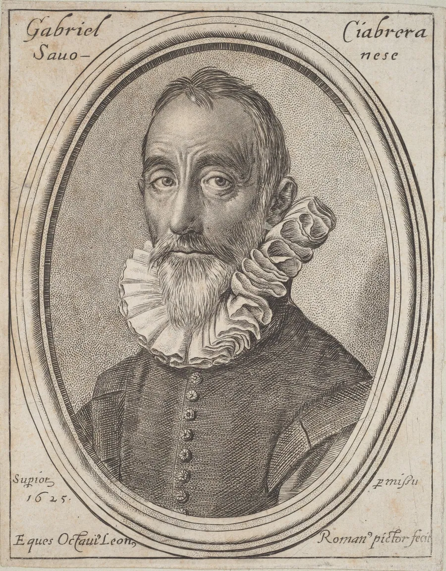 Gabriello Chiabrera by Ottavio Leoni