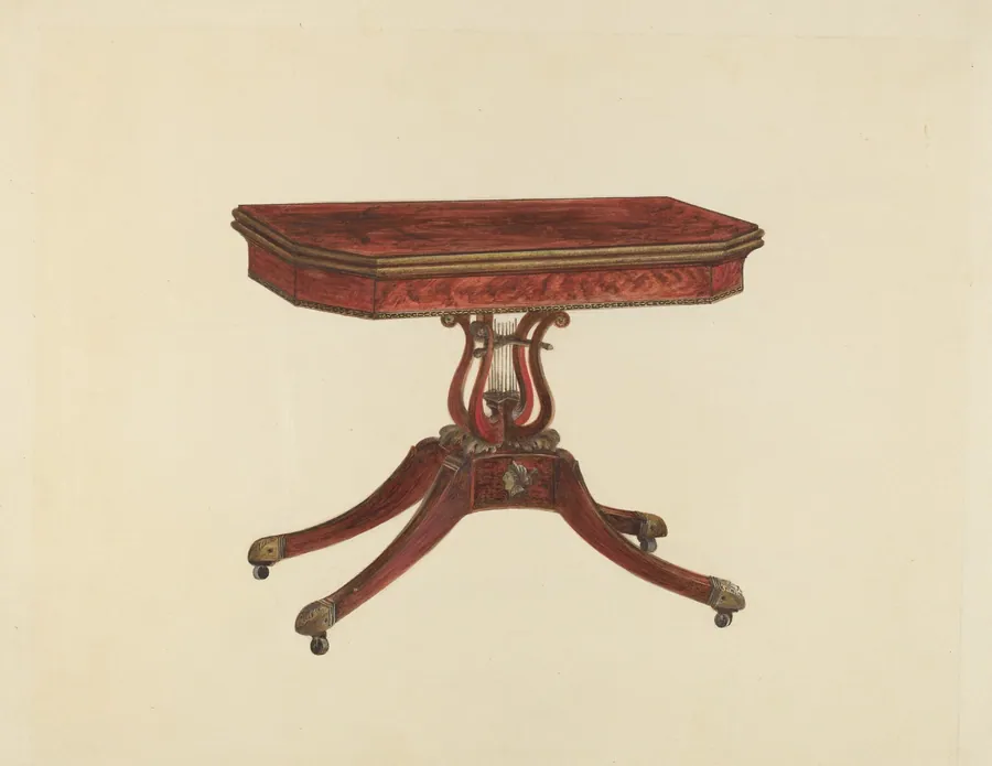 Card Table by Anna Aloisi