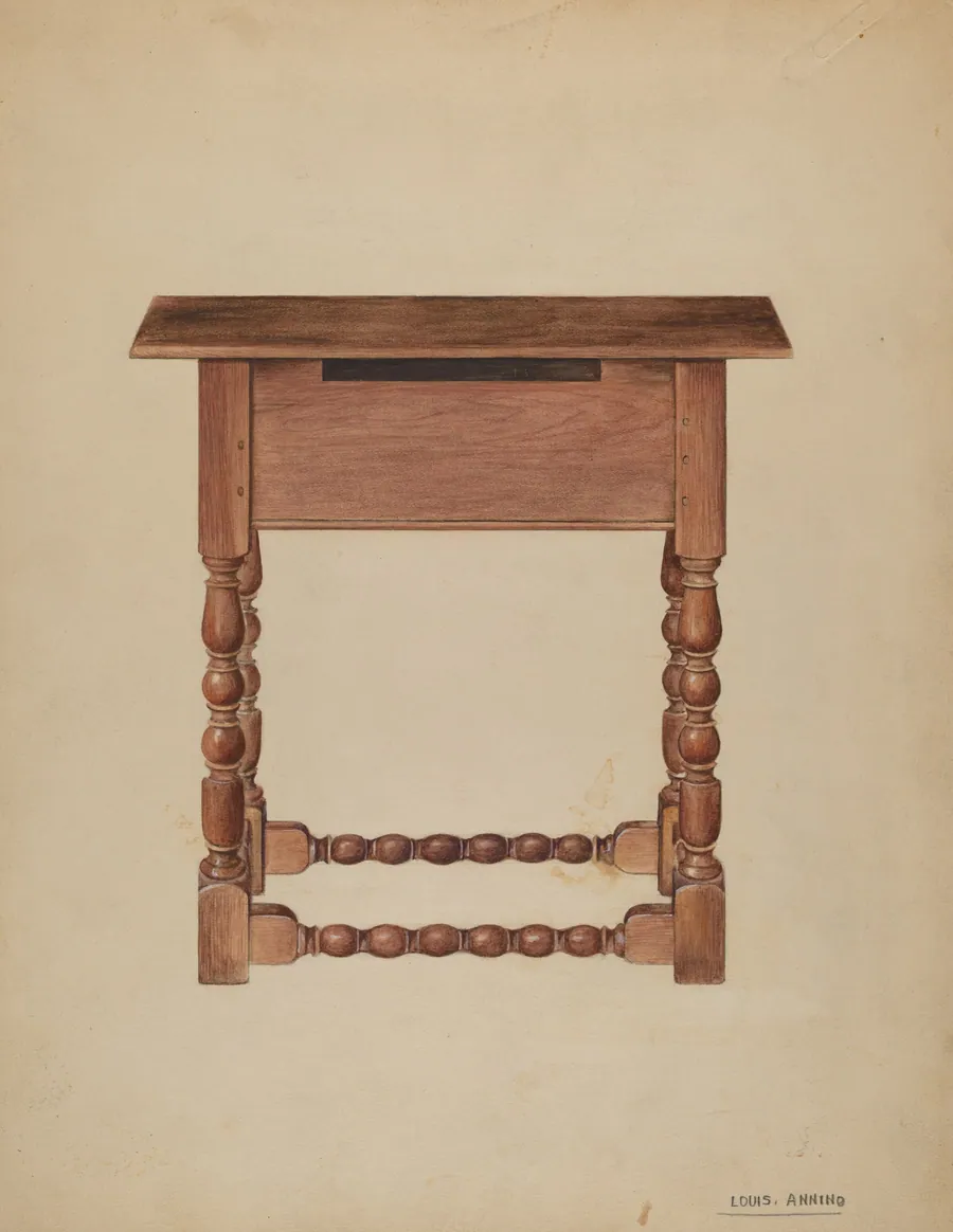 Tavern Table or Refectory Table by Louis Annino