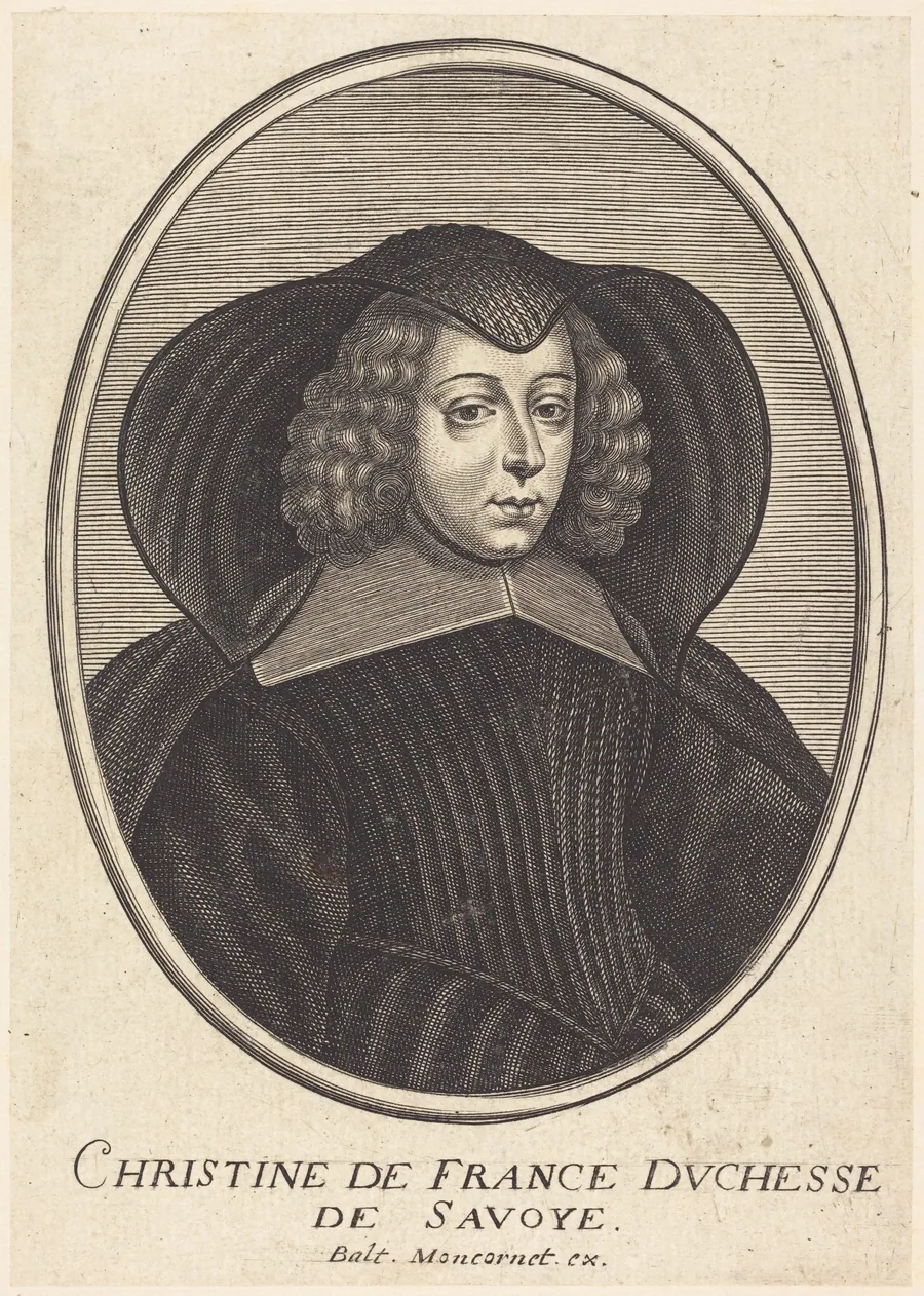 Christine of France by Balthasar Moncornet