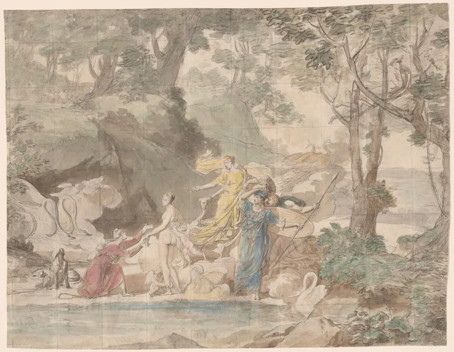 The Judgment of Paris [recto] by Guillaume Lethière