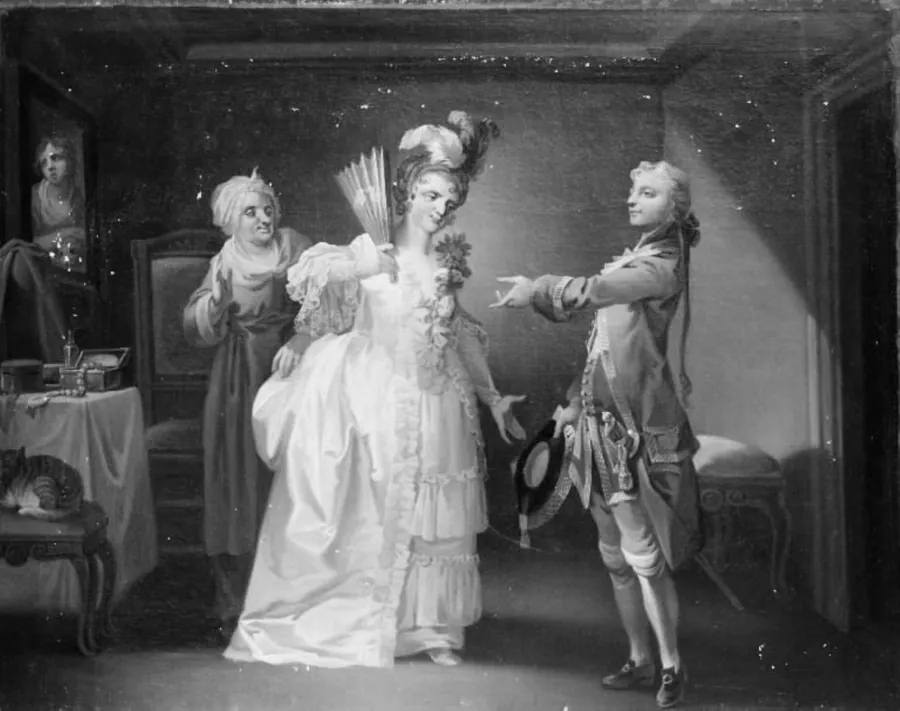 Den forvandlede Brudgom, 8. scene by C.A. Lorentzen