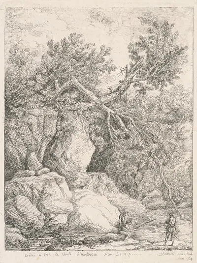 Landscape with a Fallen Tree (Paysage à l'arbre cassé)
