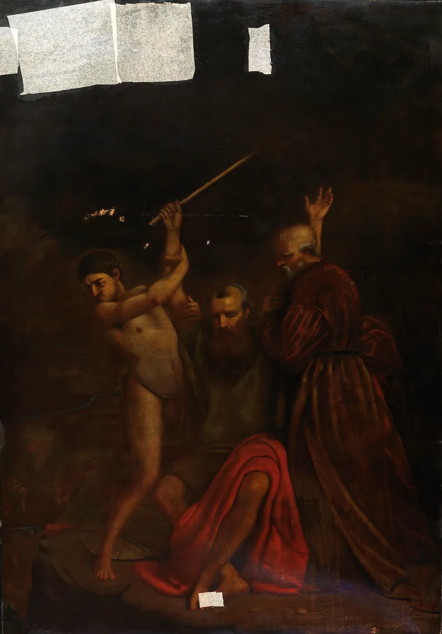 Moses, Aaron and Hur on Mount Horeb by William Page, born Albany, NY 1811-died Staten Island, NY 1885