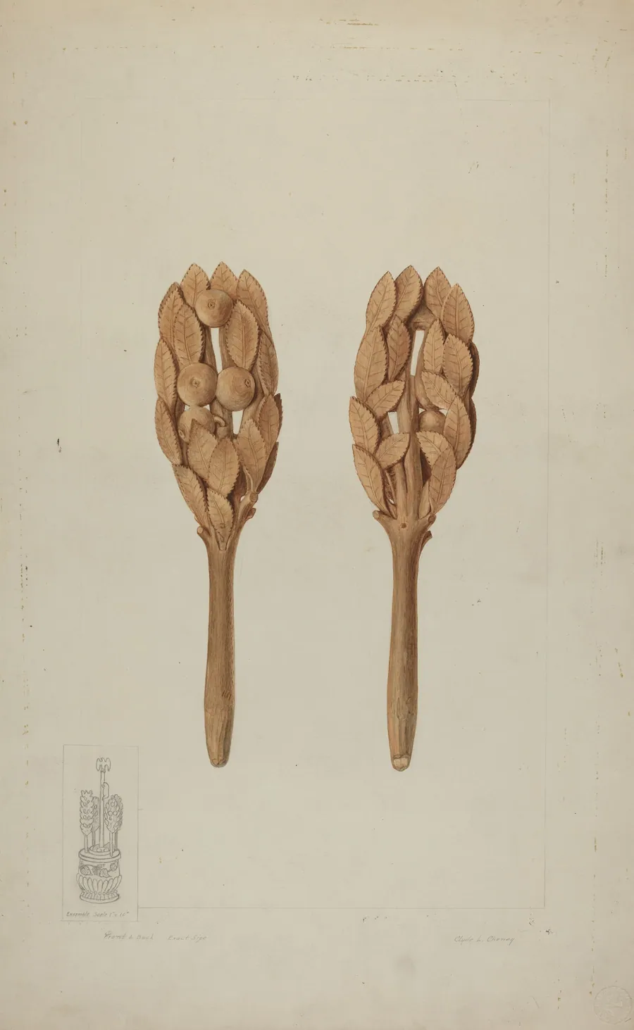 Wood Carving by Clyde L. Cheney