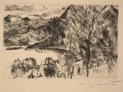 Walchensee mit Jochberg (Walchensee with Jochberg)