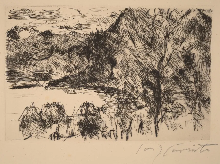 Walchensee mit Jochberg (Walchensee with Jochberg) by Lovis Corinth