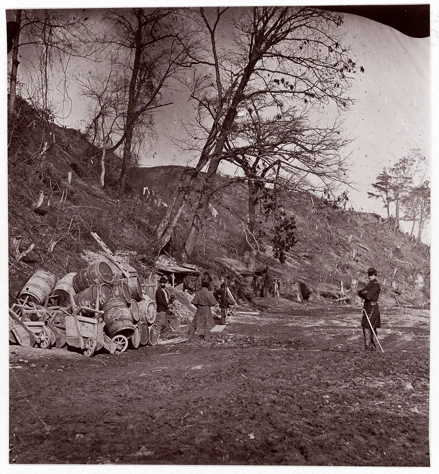 Fort Brady, Virginia by Andrew Joseph Russell