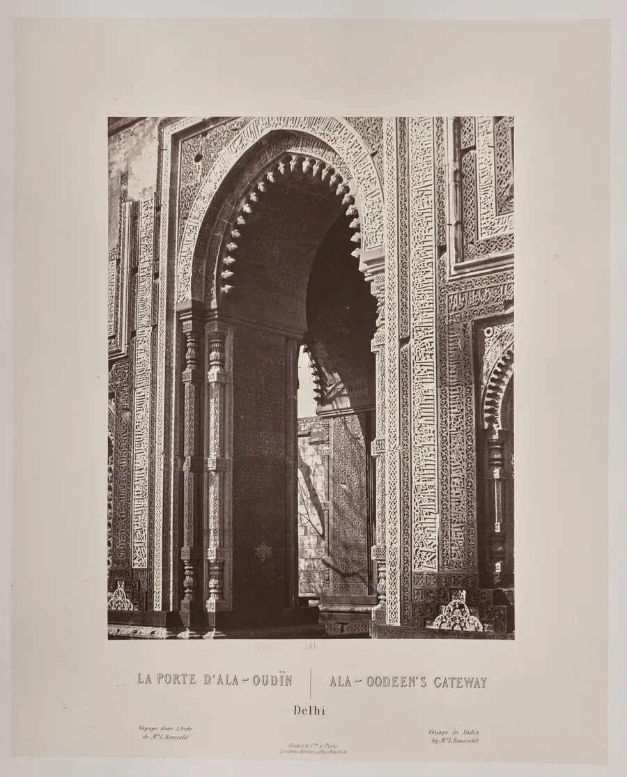 Ala-Oodeen's Gateway, Delhi by Louis-Théophile Marie Rousselet