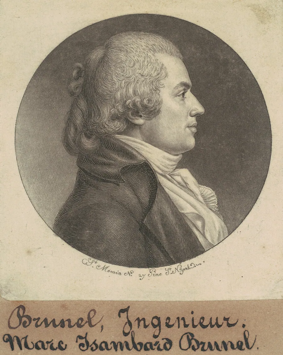 Marc Isambard Brunel by Charles B. J. Févret de Saint-Mémin