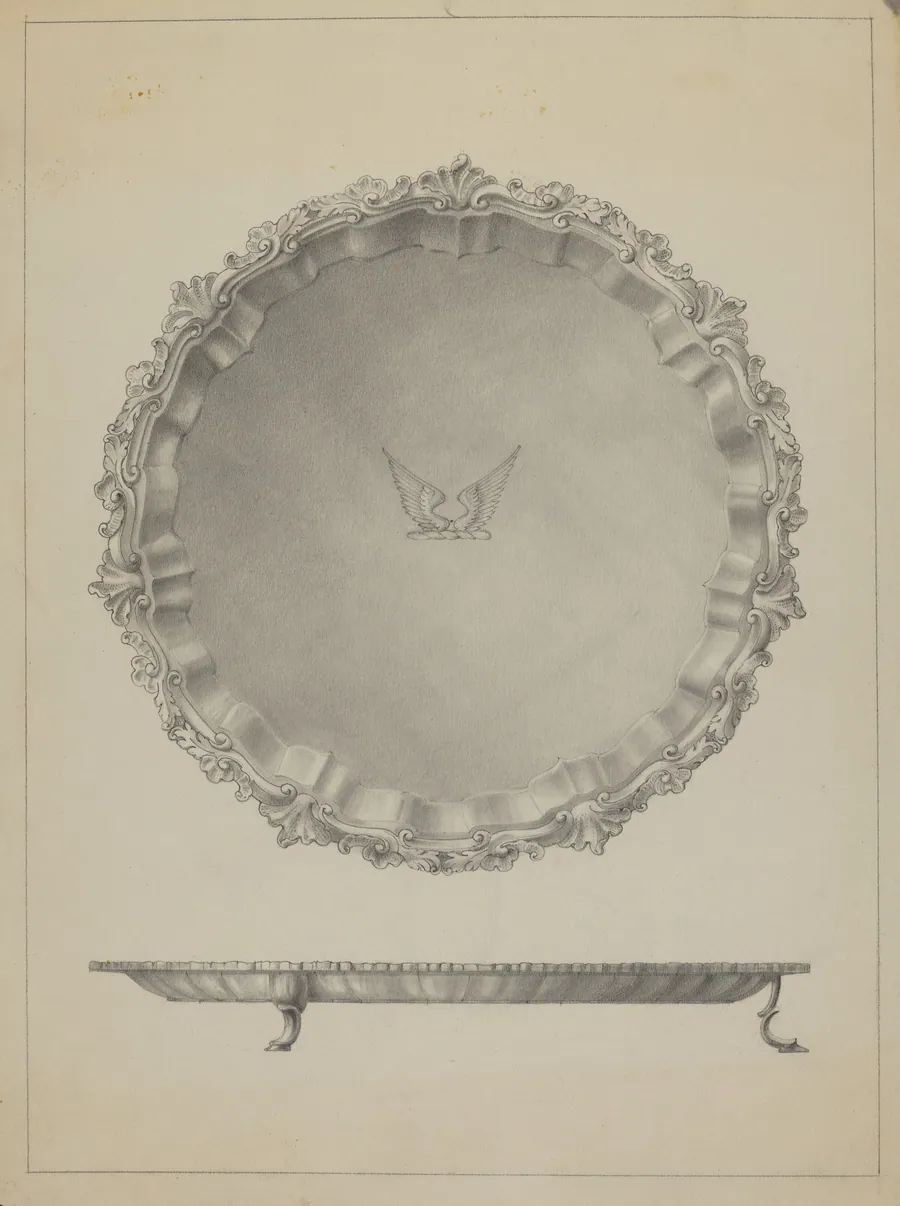 Silver Tray by Simon Weiss