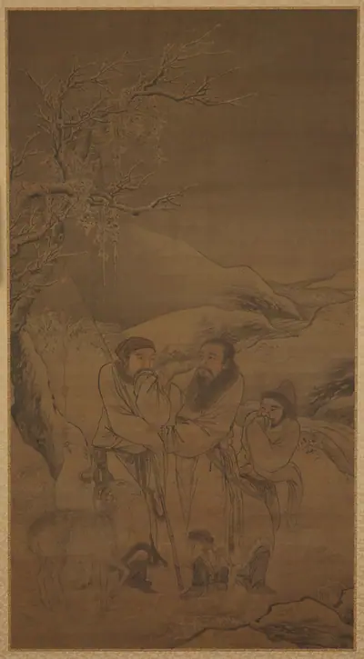 The tearful parting of Su Wu and Li Ling