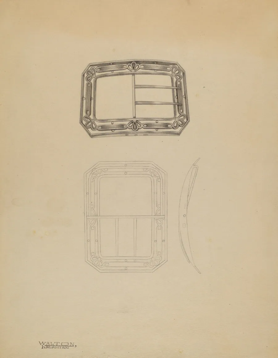 Lady's Shoe Buckle by Kalamian Walton