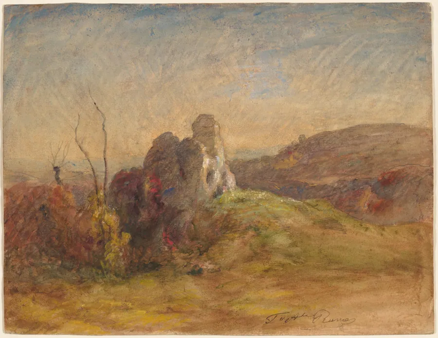 Landscape by François-Auguste Ravier