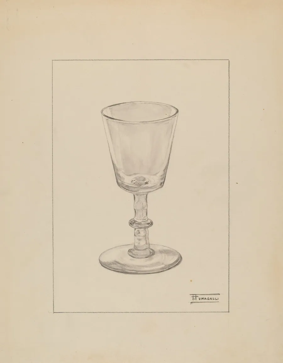 Wine Glass by Frank Fumagalli