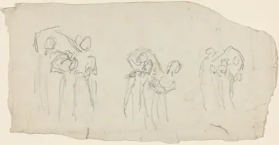 Three Groups of Dancers