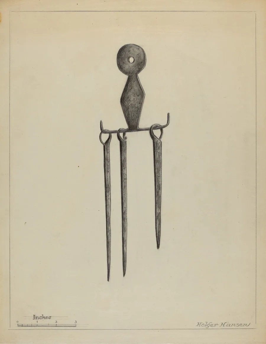 Skewers and Holder by Holger Hansen