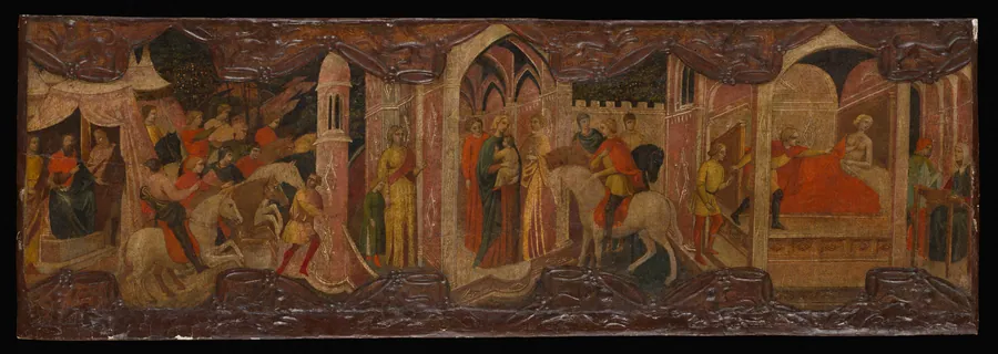 Scenes from a Legend; Coats of Arms by Master of Charles of Durazzo